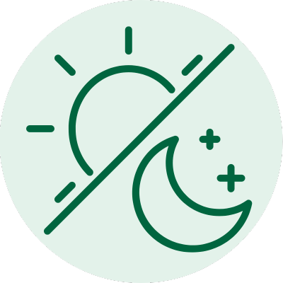 Icône représentant plus de 30,3 millions de nuitées.