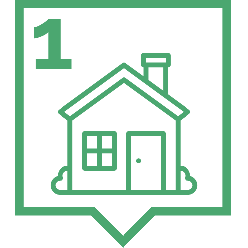 Icône illustrant la définition du projet d’hébergement touristique.