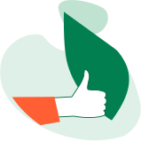 Icône de pouce levé représentant la confiance et le contrôle des hébergements Gîtes de France.