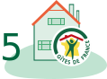 Maison avec le logo Gîtes de France symbolisant une marque de référence de l’hébergement touristique.