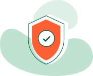 Bouclier avec coche symbolisant la sécurité, la fiabilité et la garantie du réseau Gîtes de France.