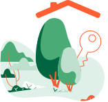 Icône représentant l’engagement de Gîtes de France en faveur d’un tourisme responsable et respectueux de l’environnement.